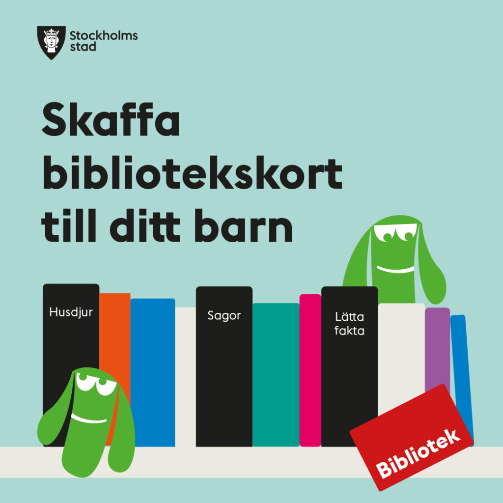 Grafisk design för Stockholms bibliotek